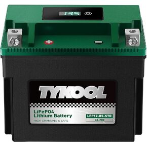 YTX4L-BS,YTZ5S,140A, 2X Cranking Amps,5X Longer Life, LiFePO4 Lithium Motorcycle Battery,12v 3Ah,Fits for ATV,Honda Grom,Dirt bikes,Quad,4 wheeler,Scooter,moped,go kart,Walk behind lawn mower in Kuwait