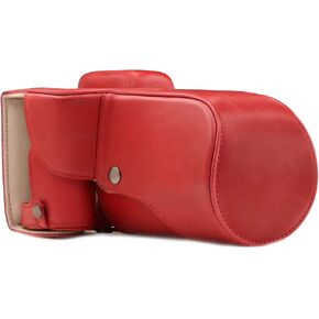 MegaGear MG1185 Canon EOS Rebel T6s, 8000D (18-55mm) Ever Ready Leather Camera Case and Strap - Dark Brown in Saudi Arabia