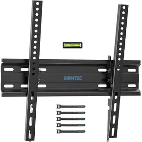 BONTEC Low Profile Tilt TV Wall Mount for 23-60 inch LCD LED OLED TVs, Ultra Slim Bracket Loading Capacity 99LBS, Max.VESA 400x400mm in Kuwait