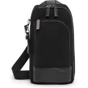TUMI - Harrison Gregory Sling - Lightweight Leather Crossbody with Multiple Compartments - Casual Side Bags - Limestone in Saudi Arabia