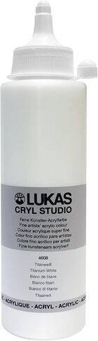 CRYL Studio Artists Paint High Pigment Concentration Paint - 250 ml Bottle - Raw Sienna in Saudi Arabia