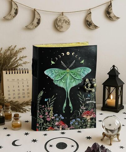 Kir-by Leather Journal - Cute Handmade Leather Notebook For Women & Men 200 Vintage Deckle Edge Paper Notebooks Sketchbook Retro Gifts (7x5 inches) (7x5 inch) in Kuwait