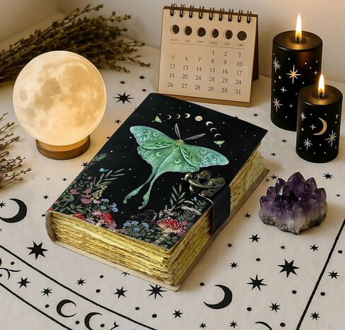 Kir-by Leather Journal - Cute Handmade Leather Notebook For Women & Men 200 Vintage Deckle Edge Paper Notebooks Sketchbook Retro Gifts (7x5 inches) (7x5 inch) in Kuwait