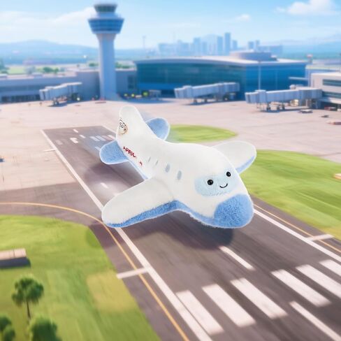 Apricot Lamb Comfort Plane Stuffed Animals for Kids, Soft Cute Plush Toys for Baby Girl and Boy, Fluffy Comfort Plane 12.6 Inches in Saudi Arabia