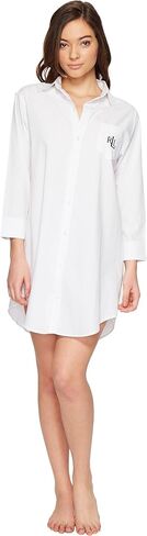 LAUREN Ralph Lauren Essentials Bingham Knits Sleep Shirt Navy Polka Dot SM (US 4-6) in Saudi Arabia