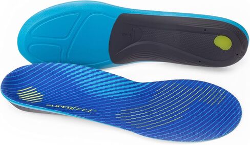 Superfeet Run Support High Arch Insoles - High Arch Support - Trim-to-Fit Carbon Fiber Orthotic Shoe Inserts for Running Shoes - Professional Grade - 2.5-5 Men / 4.5-6 Women in Kuwait