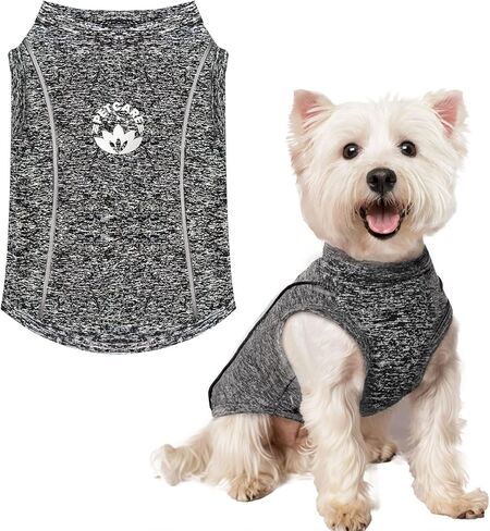 Petcare Dog Shirt حماية أشعة الشمس الجاف الجاف عاكس ناعم القمصان الكلب القمصان بلا أكمام كلاب الكلاب الكلاب للكلاب الصغيرة المتوسطة القطط جرو تشيهواهوا يوركي داششوند in Kuwait