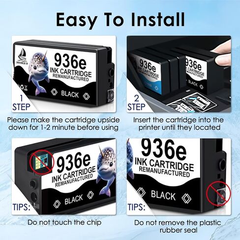 DOUBLE D Compatible LC3013 Black Ink Cartridges Replacement for LC3013 LC3011 Black use with MFC-J491DW MFC-J895DW MFC-J690DW MFC-J497DW Printer (4 Black) in Kuwait