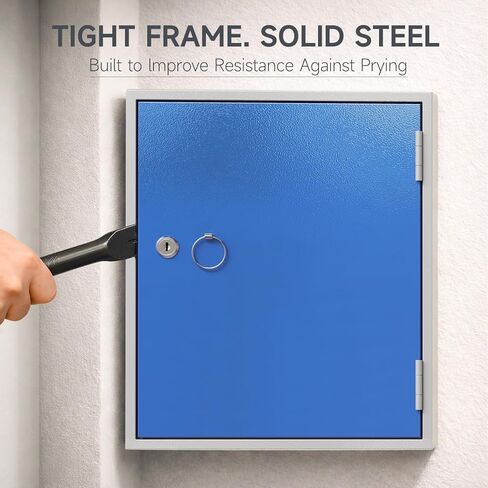 WeHere 40 Key Box Wall Mount, Metal Locking Key Cabinet Organizer with Key Tags Key Safe Security Storage Lockbox Holder for Valets, Hotels, Car and House Keys, Key Keeper Box in Kuwait