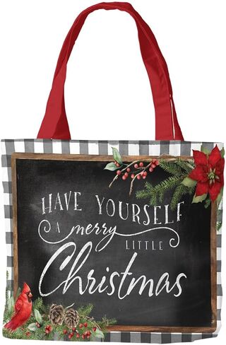 Briarwood Lane Merry Little Christmas Tote 15" x 14" x 7" in Kuwait