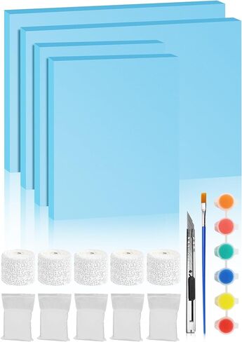 Luckyfoam 17x11x5 inch FR Sheets 5 بوصة البوليسترين المستطيلة السميكة in Kuwait