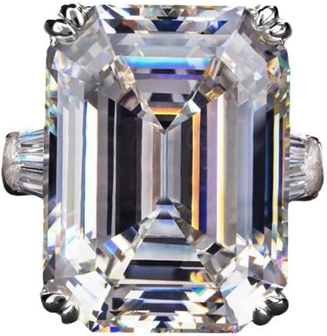 Sdouefos 925 Sterling Silver Rings 4ct خاتم الخطوبة للنساء المشع قطع الزركونيا الزورق الفرقة CZ محاكاة ماس الذكرى السنوية لحجمها 8 in Kuwait