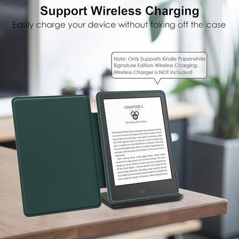 1 * حافظة لجهاز Kindle Paperwhite مقاس 6.8 بوصة + 1 * غطاء ذكي من جلد البولي يوريثان لقلم الشاشة مع وظيفة النوم/الاستيقاظ لجهاز Kindle Paperwhite الإصدار الحادي عشر والإصدار المميز 2021 (-أسود) in Saudi Arabia