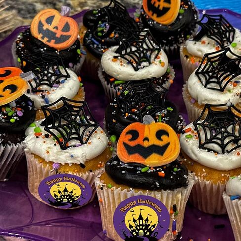 Heyfibro 500 PCS 1.5 Inch Happy Halloween Thank You for All You Do Stickers Appreciation Thank You Stickers Roll for Employees Teachers Envelopes Packaging Gift Favors Decor in Kuwait