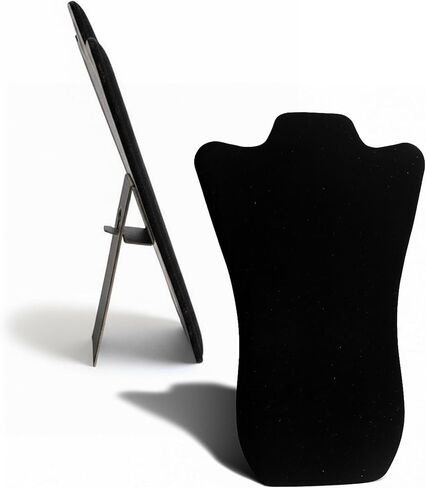 NEW Black Velvet Necklace Jewelry Display Easel 14" H in Kuwait