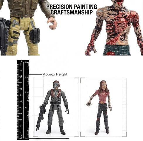 مجموعة أرقام العمل 12 PCS ، شخصيات جندي القوة الخاصة ، القتال مع شخصيات زومبي ميتة وشخصيات مرتزقة للأطفال (الزومبي والمرتزقة) in Kuwait