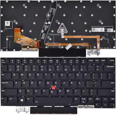 Replacement Keyboard for Lenovo ThinkPad X1 Carbon Gen 7th 2019, ThinkPad X1 Carbon Gen 8th 2020 Laptop, ThinkPad X1 Yoga Gen 4 2019 & X1 Yoga Gen 5 2020 with Backlit US Layout in Kuwait
