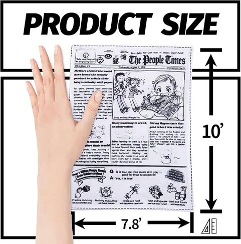 Interactive Dog Toys for Boredom - Newspaper Squeaker Toys - 4PCS Newspaper Dog Toy for Puppy Small Medium Furry Friends in Kuwait