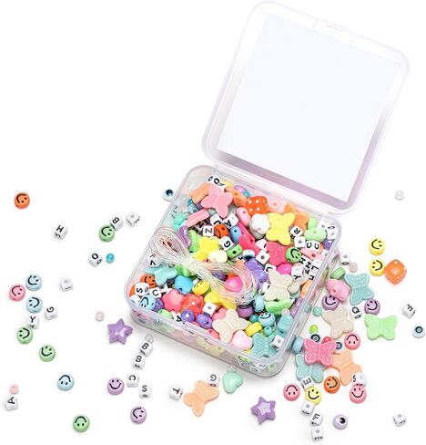 Little Words Project On The Go Bead Kit, DIY Bracelet Making Kit, Includes Colorful Beads, Letter Blocks and Zipper Pouch, Fun & Creative Gift for All Ages, Create Custom Bracelets in Saudi Arabia