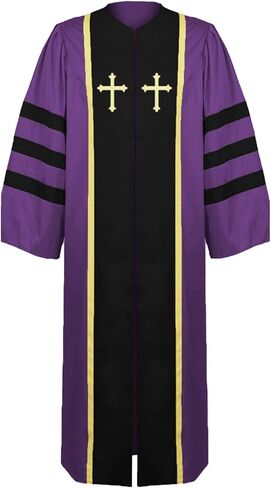رداء Hainum الرجالي، ثوب القس الكاثوليكي، رداء منبر كاهن مسيحي، رداء طويل للهالوين التنكرية in Kuwait