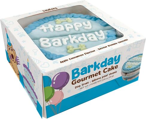 Wufers Dog Birthday Cookie Box - Dog Cookies, Human Grade Ingredients, Cute Hand Decorated and Gentle for Tummies of All Breed Sizes - 9 Cookies, Birthday Girl in Saudi Arabia