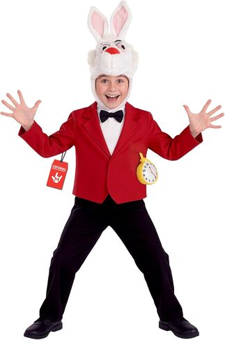 fun shack White Rabbit Costume for Kids, Boys and Girls Rabbit Outfit, Cute Kids Bunny Costume for Dress Up in Kuwait