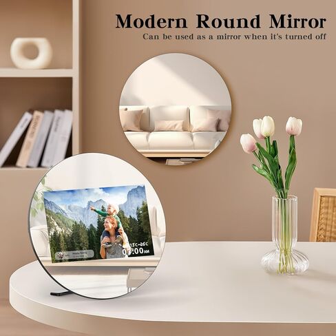 Digital Picture Frame WiFi Digital Photo Frame, IPS HD Display Touch Screen,16GB Storage, Slideshow, Wall Mountable, Auto-Rotate, Share Photos and Video via Uhale App in Kuwait