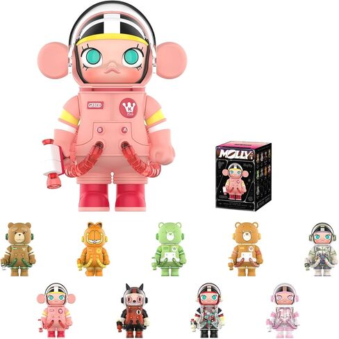 POP MART MEGA Space Molly 100% Series 3, Molly Blind Box Figures, Random Design Action Figures Collectible Toys Home Decorations, Holiday Birthday Gifts for Boys and Girls, Single Box in Kuwait