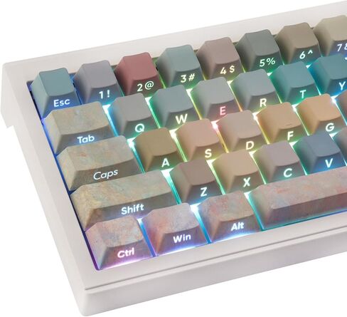 JOMKIZ PBT Keycaps 144 Keys 65 Percent Keycaps Set,Custom Dye Sublimation Cherry Profile Keycaps for Cherry Mx Gateron Switches Mechanical Keyboards in Saudi Arabia