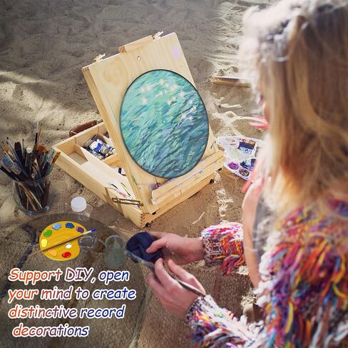 6PCS Real Vinyl Records, Lot of 7" Vinyl Records for Crafts & Decoration, Vintage Wall Aesthetic, 70s 80s 90s Rock & Roll Music Party Decor in Kuwait