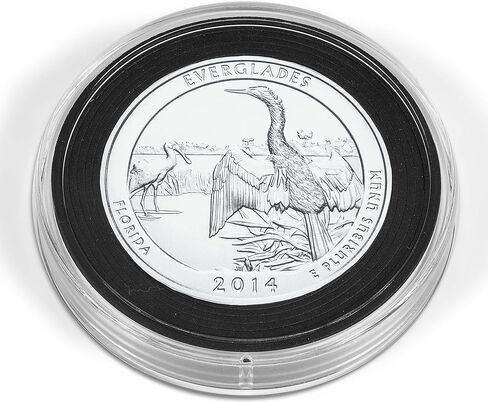 LIGHTHOUSE - Coin Capsules XL - Adjustable Capsules for Large Coins, Crystal Clear and Chemically Inert (21-62mm, Pack fo 10) in Saudi Arabia