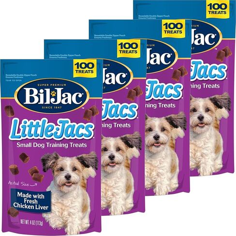 (8 Pack) Bil Jac Little Jacs Small Dog Treat, Liver, 10 Ounces each in Kuwait
