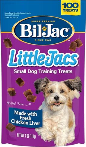 (8 Pack) Bil Jac Little Jacs Small Dog Treat, Liver, 10 Ounces each in Kuwait
