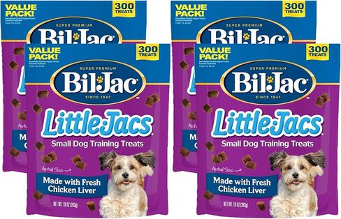 (8 Pack) Bil Jac Little Jacs Small Dog Treat, Liver, 10 Ounces each in Kuwait