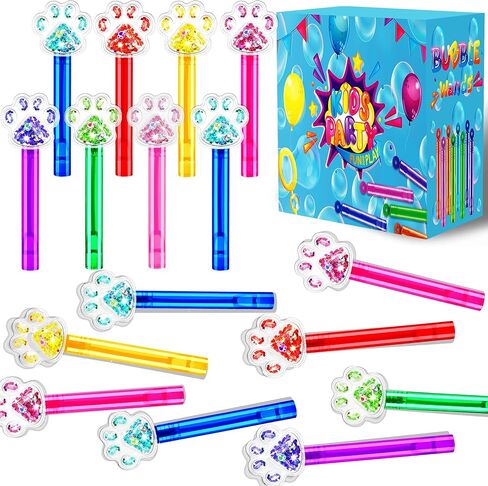 24PCS Glitter Crown Bubble Wands Toys for Kids, Princess Birthday Party Favors Supplies Decorations, Classroom Prizes, Pinata Fillers, Goodie Bag Stuffers Gifts in Kuwait
