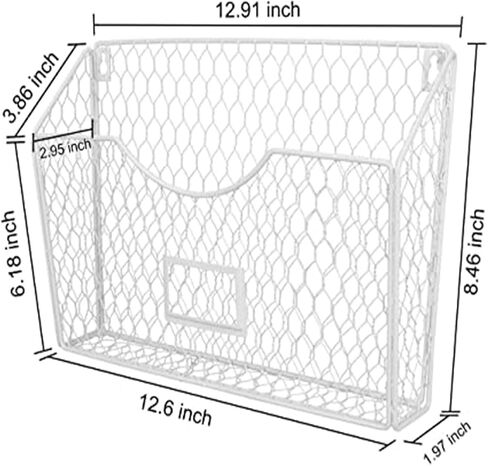رف المجلات ، حامل المجلات ، 3 جيوب منظم الملفات المعلقة ، رف شبكي ، مجلد ومكتب بريد للجدار ، فتحة العلامات ، الأدب ، الكتالوجات ، البريد ، الرسائل ، المخططات ، الكتيبات المحمولة in Kuwait