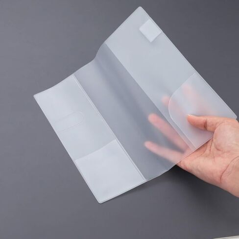 3PCS Clear Book Cover, A6 Notebook Cover, Clear Plastic Sleeves for Notebooks, Rocketbook, Scrapbook Supplies, A6 Notebook Accessories in Kuwait
