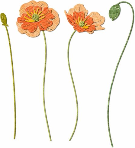 Patchwork Flowers Metal Cutting Dies for Card Making, Paper Embossing Die Cuts Kit Templates Supplies, Photo Frame Album DIY Scrapbooking Stencils Sets in Saudi Arabia