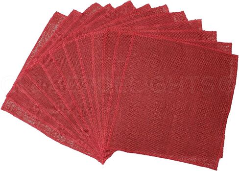 CleverDelights 48 Inch Black Burlap Square - Jute Burlap Fabric - Finished Edges - 48" x 48" in Saudi Arabia