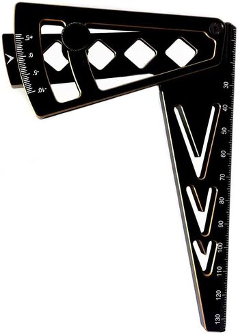 RC Car Camber Gauge Adjustable RC Car Wheel Rim Camber Gauge Height Measuring Ruler for 1/10 1/8 RC Crawler in Kuwait