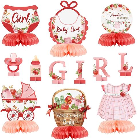 ANGOLIO 12 Pcs Fishing Baby Shower Party Supplies Fishing Honeycomb Centerpieces A little Fisherman is on The Way Honeycomb Party Decorations Summer 3D Fishing Table Decor for Gender Reveal Party in Saudi Arabia