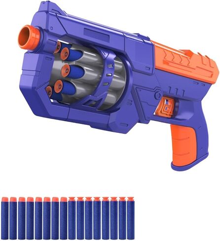 RD-8 Toy Blaster Gun Set, Foam Darts Fit for Nerf Guns for Kids Ages 8-12, Long Range Rotating Barrel, Fun Indoor & Outdoor Shooting Game, Gift for Boys Ages 5 6 7 8 9 10 12 in Kuwait