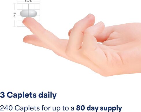 Puritan's Pride Glucosamine Chondroitin MSM Dietary Supplement for Joint Health, 240 Coated Tablets in Kuwait