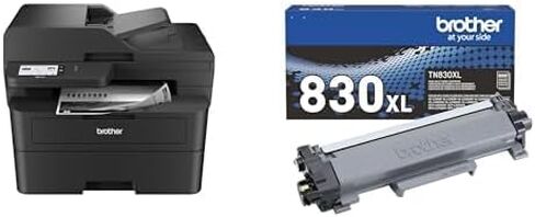 Brother MFC-L2900DW طابعة ليزر أحادية اللون لاسلكية مدمجة مع خاصية النسخ والمسح الضوئي على الوجهين والفاكس والأبيض والأسود | يتضمن تحديث الاشتراك التجريبي (1)، وAmazon Dash Replenishment جاهز in Kuwait