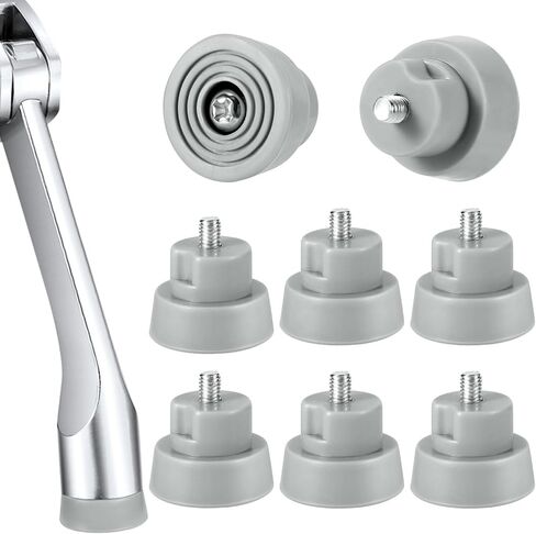 6pcs سدادة الباب استبدال نصائح المطاط ، ووقف الباب توقف المصد مع البراغي ، وضلع الباب أسفل الباب إصلاح القدم المطاط للركلة لأسفل/إسقاط الباب سدادات نهاية الغطاء النهائي in Kuwait