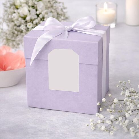 60 ملصق ورق علامات تعليق، 3 × 1.75 بوصة، للهدايا أو التغليف، بني كرافت للطابعات النافثة للحبر أو طابعات الليزر in Kuwait