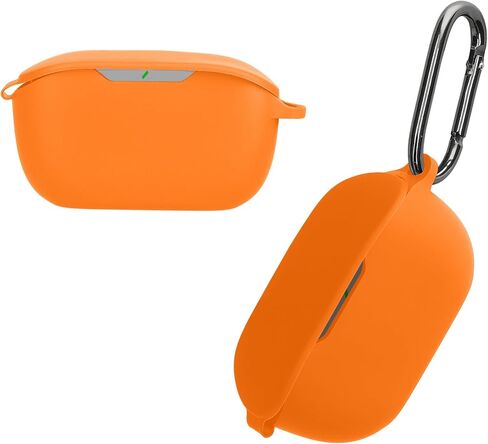حافظة kwmobile متوافقة مع حافظة JBL Wave Buds - حامل غطاء سيليكون لسماعات الأذن - أسود in Kuwait