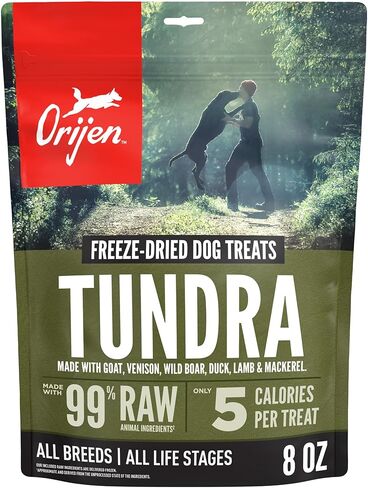 ORIJEN Tundra Freeze-Dried Dog Treats 8OZ in Kuwait