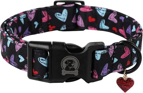 طوق الكلاب القطن ، طوق جرو الصيف الوردي اللطيف مع مشبك بلاستيكي ، طوق الحيوانات الأليفة الناعمة الطازجة القابلة للتعديل للكلاب الصغيرة المتوسطة الكبيرة in Kuwait