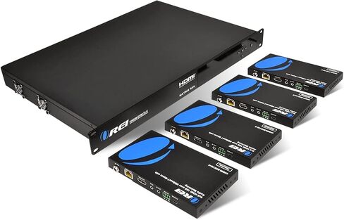 اوري موزع HDMI 1×8 2.0 بـ8 منافذ مع اتش دي سي بي 2.2 الترا فل الترا ودقة 4K بتردد 60 هرتز وثلاثي الابعاد يدعم التحكم في اي دي اي دي - UHD-108 in Kuwait